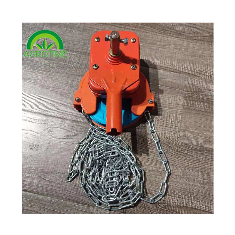 Greenhouse manual roll up film roller of ventilation