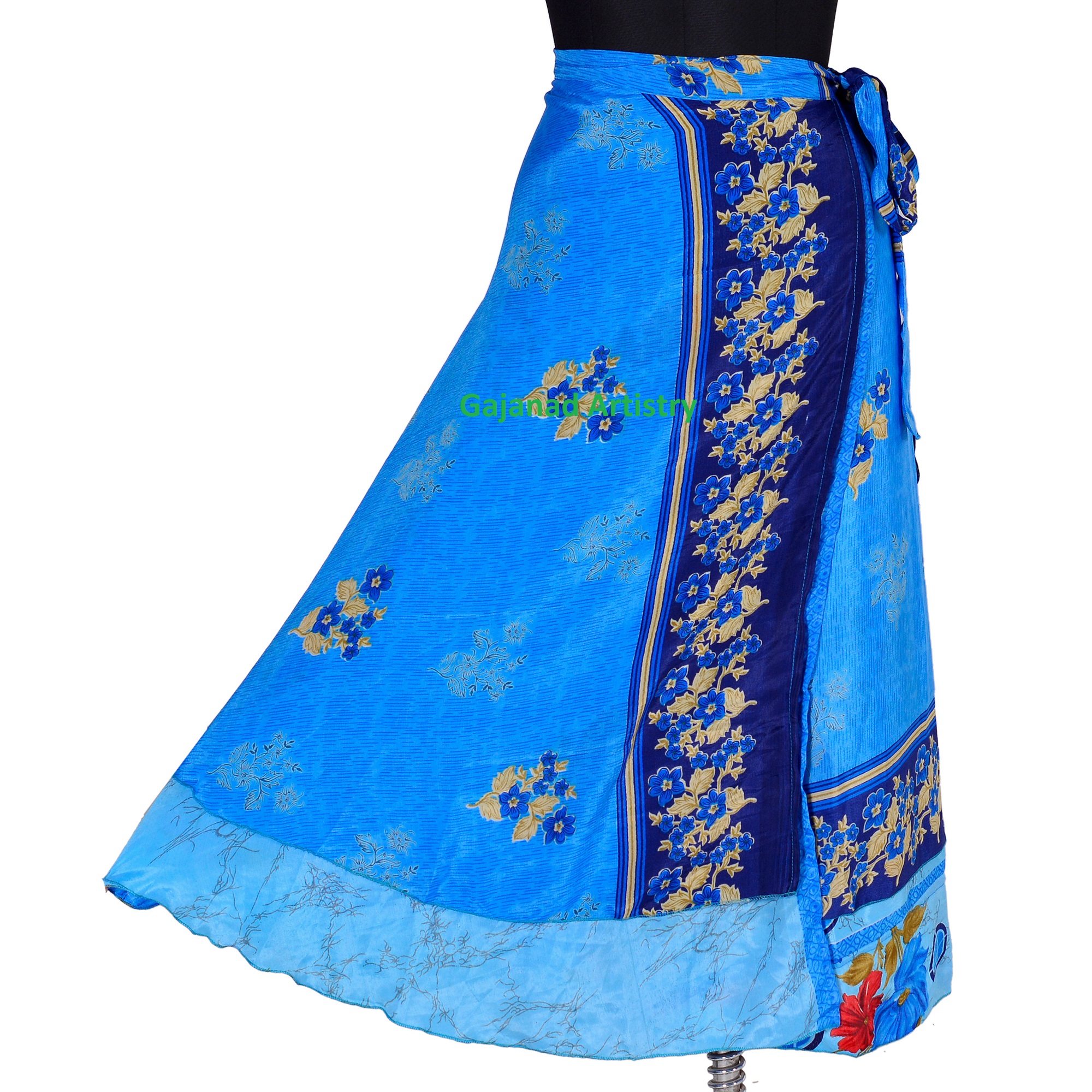 Indian Silk Wrap Skirt long Silk Skirts Lehenga Type Maxi Type Skirt Women Wear