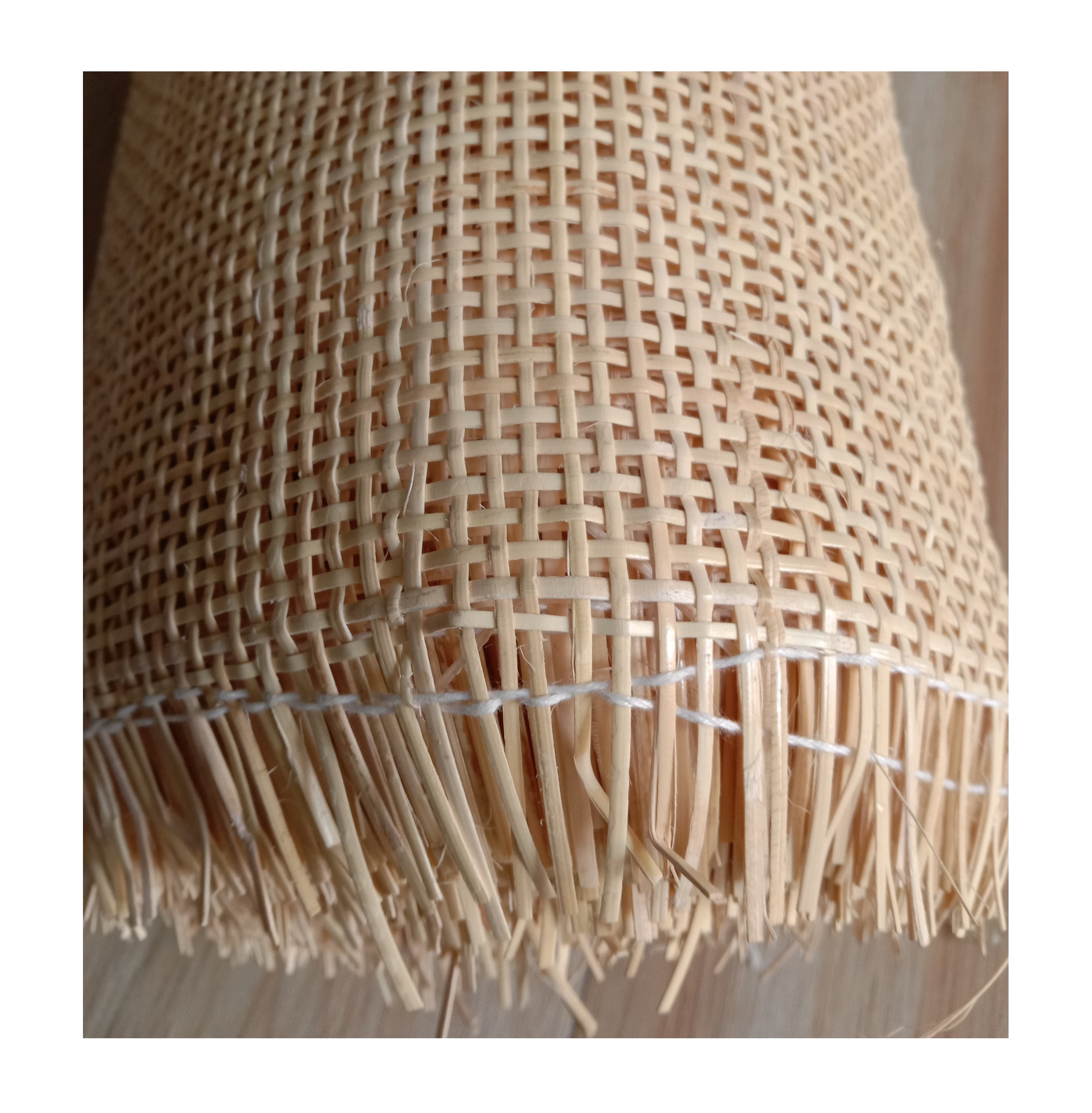 Close Woven Herringbone Rattan Cane Webbing Fine Strand Herringbone Pre-Woven Cane Webbing