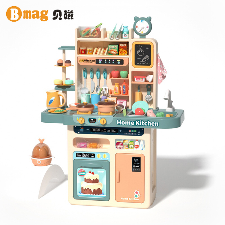 2020 Plastic Kitchen Toys Role Play Girls Kids Kitchen Set Cooking Toy Kitchen Set For Kids