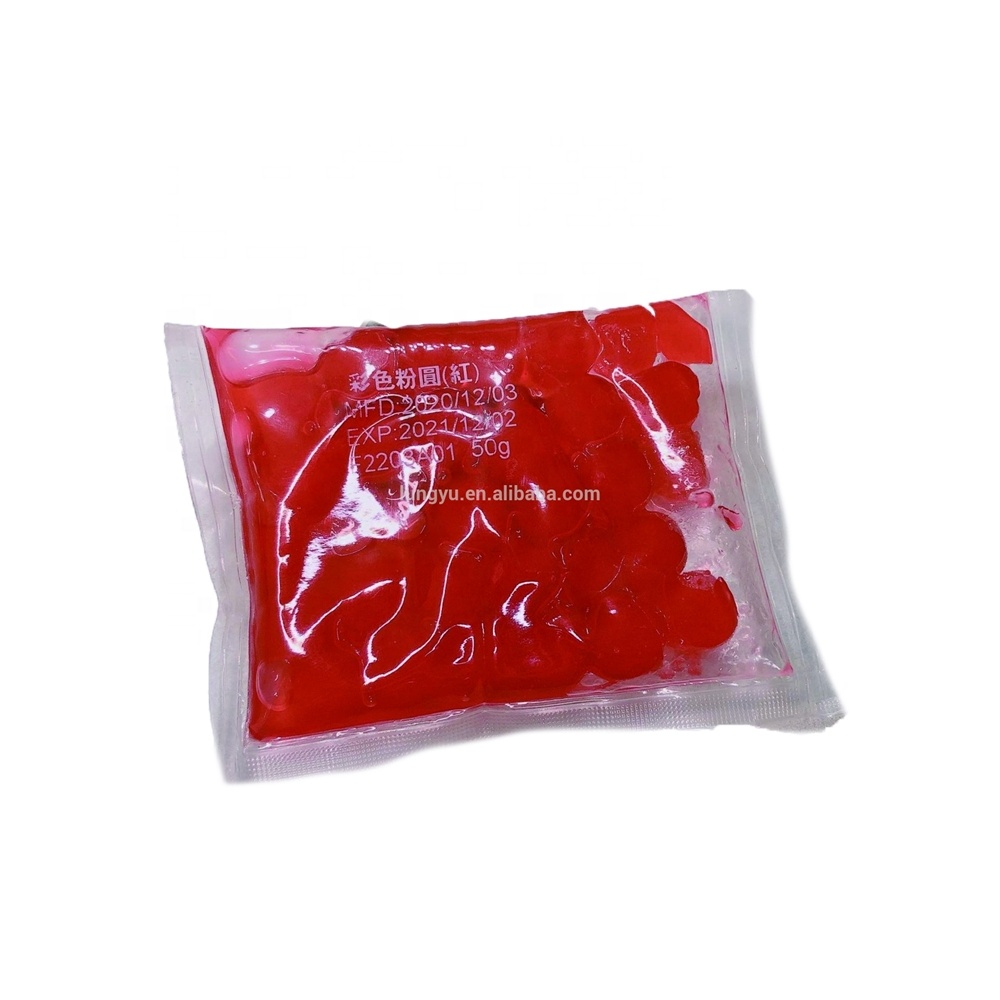 Цветной белый красный розовый желтый черный жемчуг tapioca