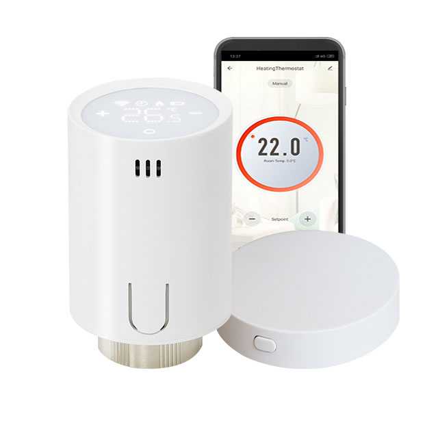 Термостатическая головка клапана радиатора Etop Zigbee комнатный и умный программируемый радиатор для отопления Wi-Fi TRV термостат