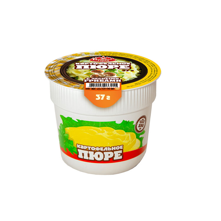 Качественный мгновенный стакан, картофель с грибами, поставщики продуктов питания