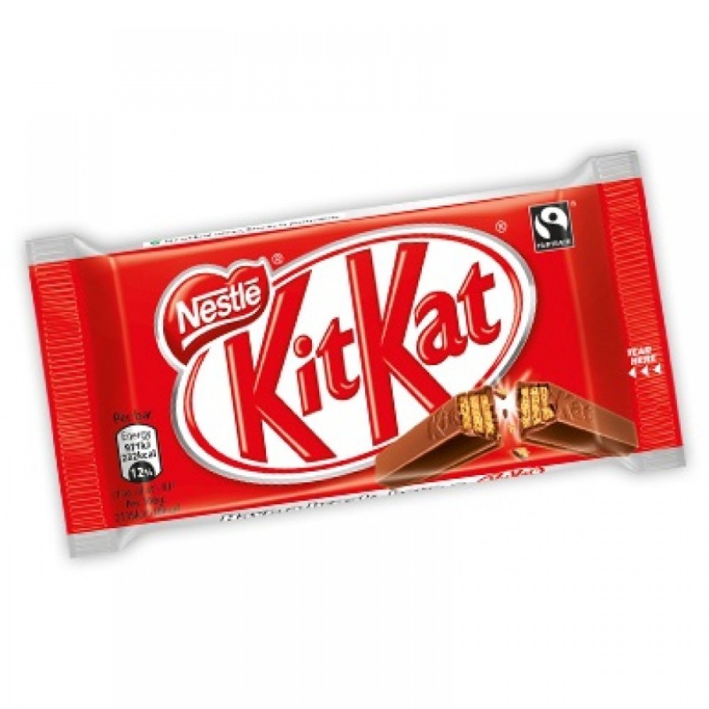 KitKat Хрустящие ваферы в молочном шоколаде Размер закуски