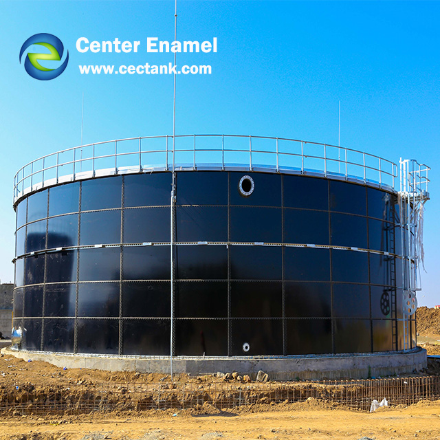 generating electricity from waste China biogas plant digester glass steel tank