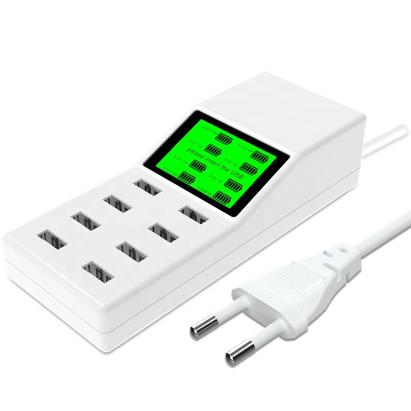 Unique design Quick 40W 8 ports multi fast usb charger for kinds of smart phones