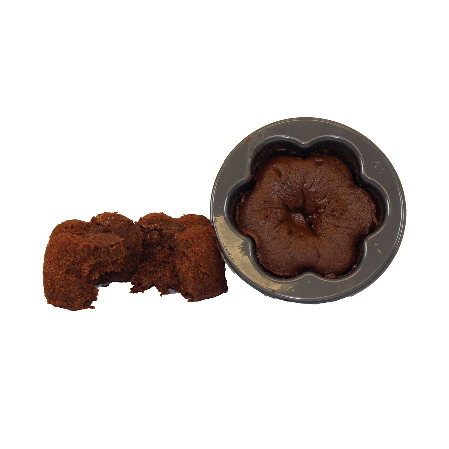 Шоколадный лавовый торт Molten 4,0 унции, увлажняющий шоколадный торт с центром далаши расплавленного шоколада.
