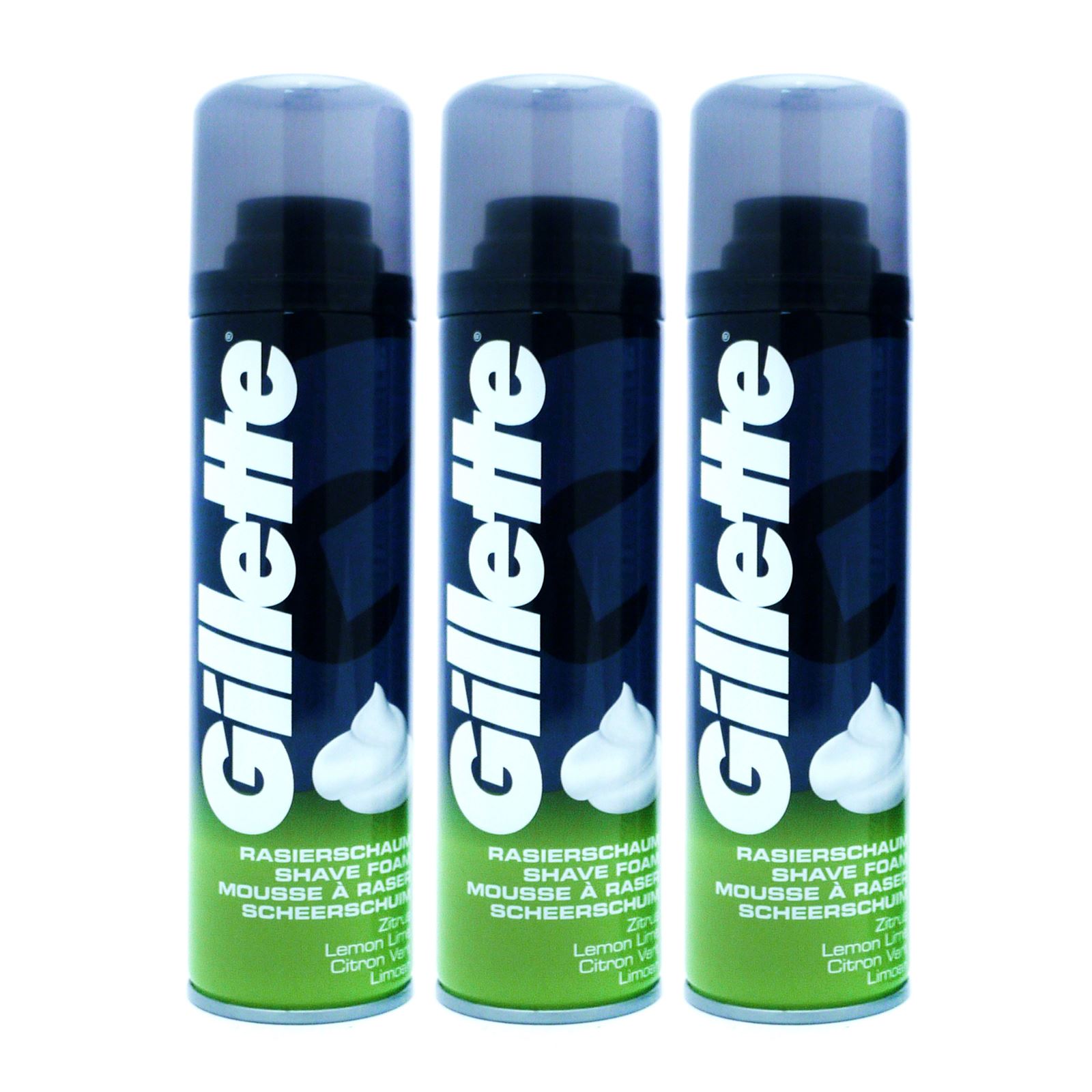 Gillette Classic Sensitive Skin Men's Shaving Foam, Comfort Glide Formula, 200ml
