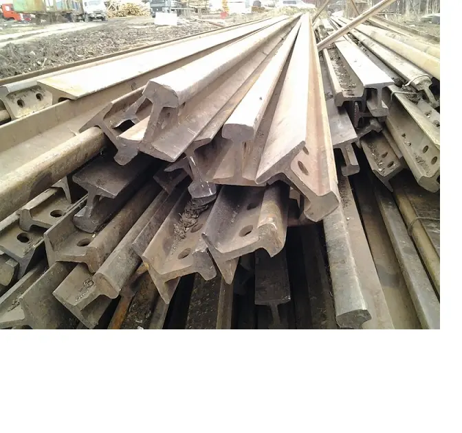Ready to Export Metal Scrap, Used Rails, Steel, HMS 1/2 Ready For Export