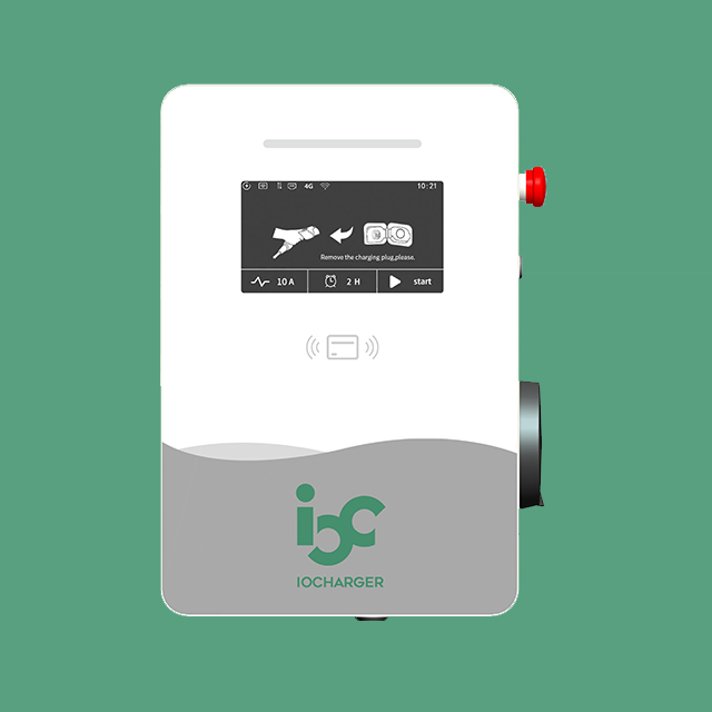 Iocharger 22kw 3-фазный автомобильное зарядное устройство станция зарядное устройство с ocpp 4G RFID