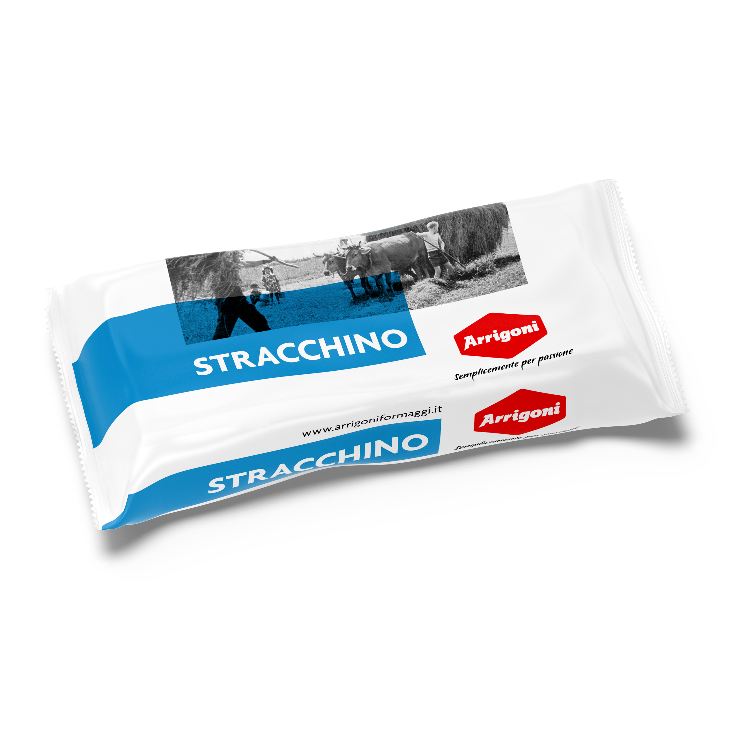 Лучший итальянский свежий Счетный сыр-сыр, Сделано в Италии Stracchino 165 г
