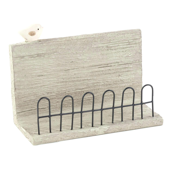 Antique Wooden & Metal Letter Holders For Desk