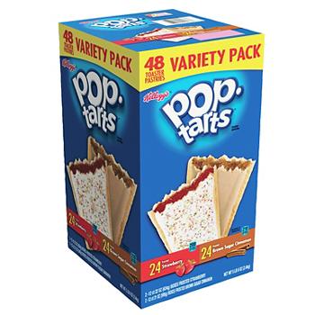 Kelogg's Pop Tarts клубника и коричневый сахар различные упаковки мгновенная закуска #1 USA Snack