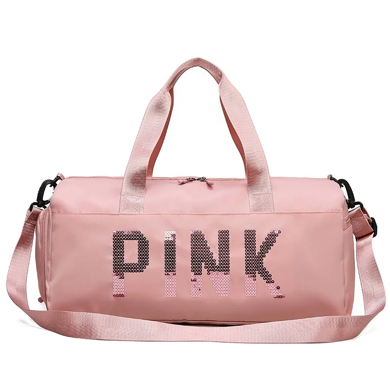 Tote Duffel Bag Wholesale Colorful Waterproof Gym Bag with Shoe Pocket Wet Pocket For Lady Portable Foldable