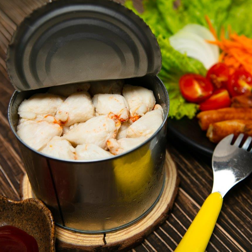 Консервированный плавательный краб мясо-SEASPIMEX продукты, чистое сырье из морского региона