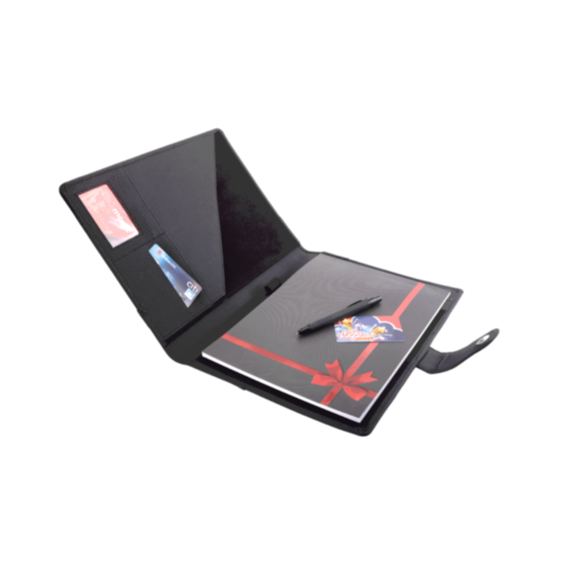 Leather file folder / pu leather folder portfolio / expandable portfolio folder