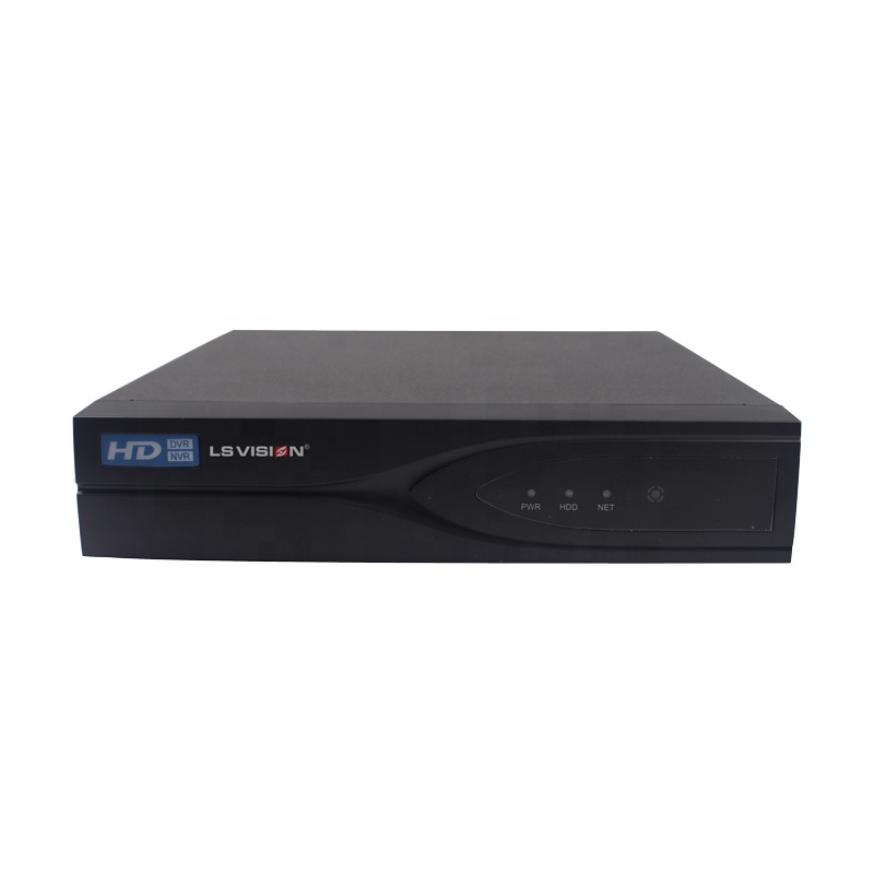 LS Видение Новый H.265 4CH P2P Onvif 4 канала IP POE сети аудио системы безопасности регистраторы поддержка уход за кожей лица обнаружения
