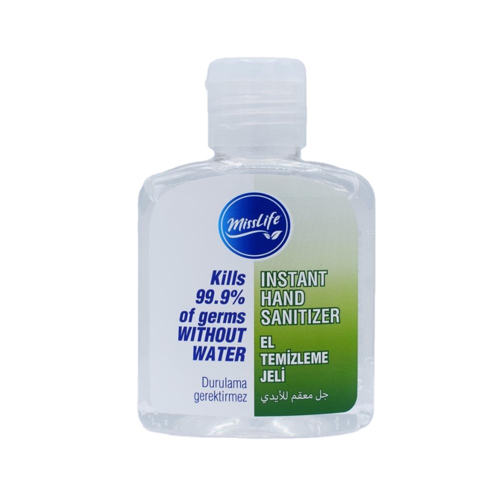 Miss Life Instant Hand Cleanser Gel 50ml Private Label Available Made in Turkey