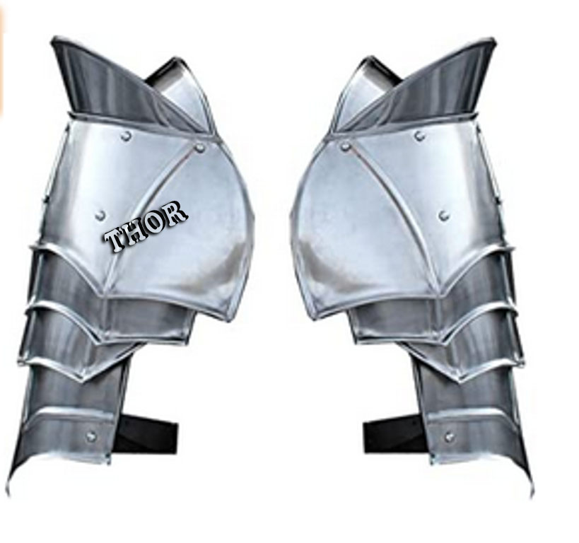 Средневековый Templar Warrior Pauldron набор стальной армированный наплечный комплект (из 2 шт.)