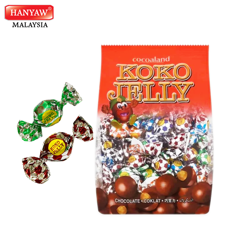 [Malaysia] Fast Shipping + Halal Certified Koko Jelly Peanut Chocolate (12 Packs x 750g/Ctn)