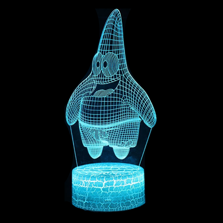 Пользовательская акриловая панель 3d moon light акриловая настольная лампа