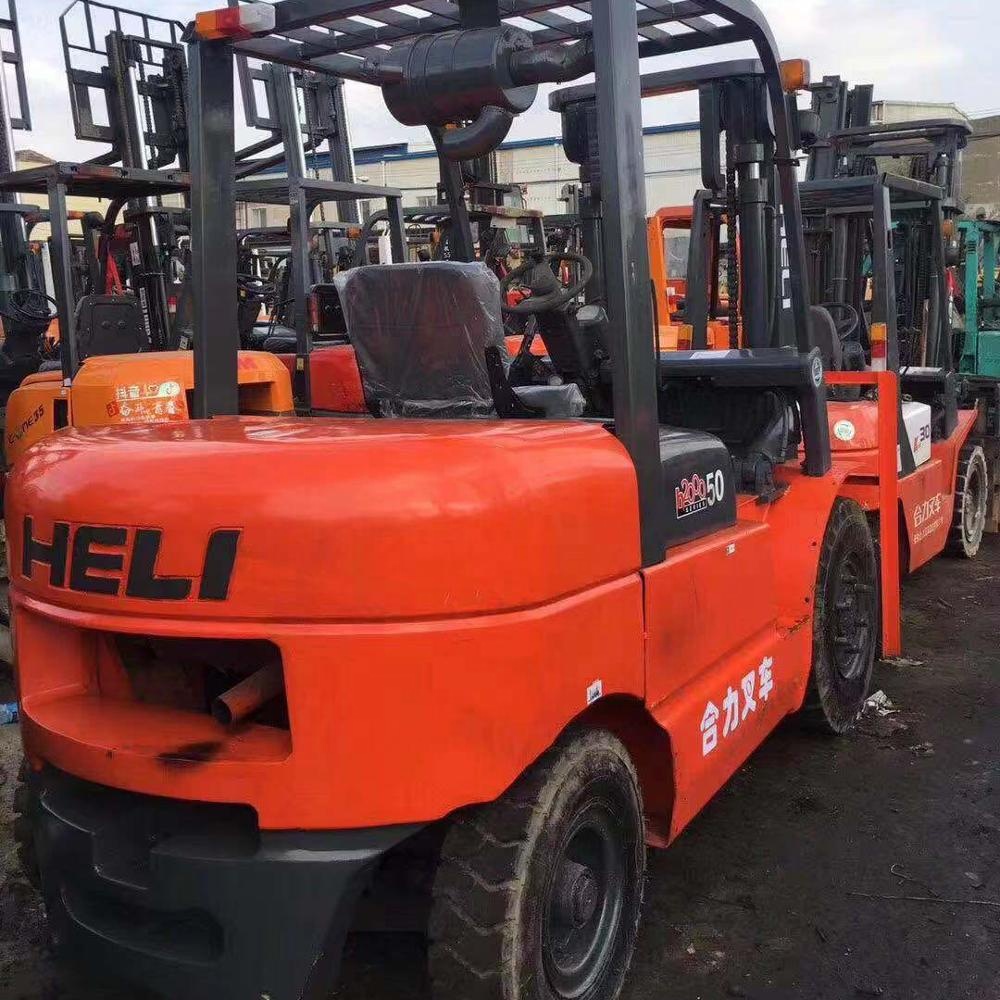 2016 Year Heli 5 ton diesel forklift with standard mast .3 stage mast can be changed under requirements !