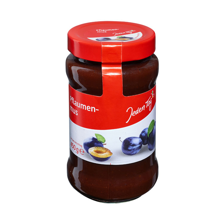 OEM/OBM поставка сливового джема 450gm в упаковке для бутылок, сделано в германии