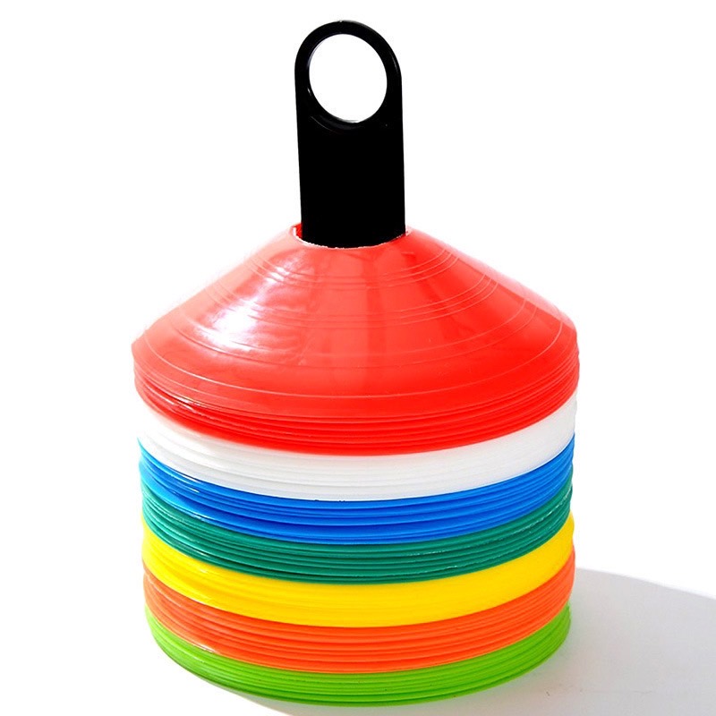 Soccer Cones Marker Training Accessories Sign Flat Pressure Resistant Cones