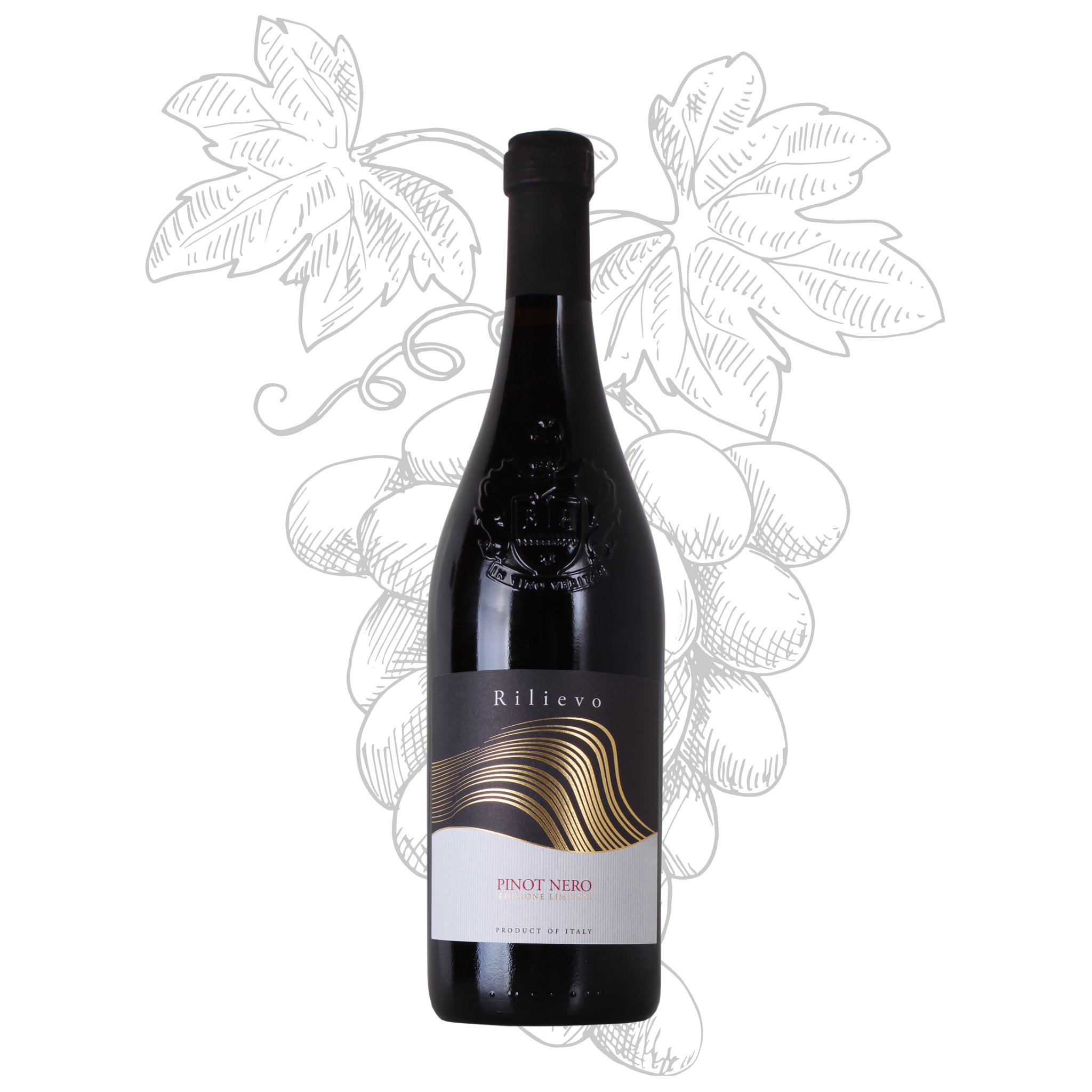 Высококачественное красное вино, сделанное в Италии-Pinot Noir treвенецианская сигарета-бутылки 750 мл спирт 12% на экспорт
