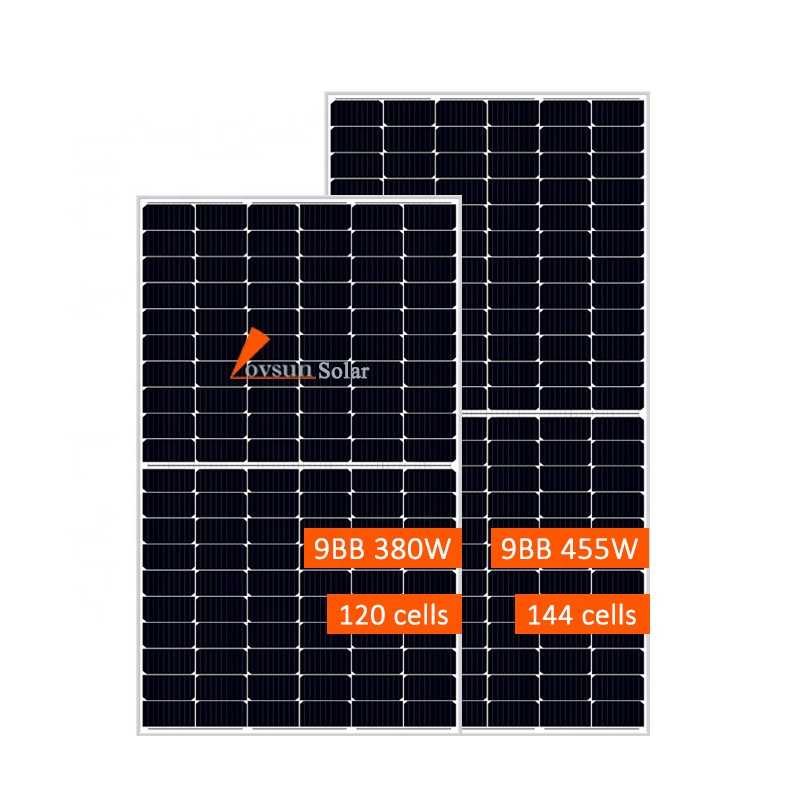 Lovsun 9BB 120/144 клетки 370w 380w 400w 450w 445w Pv солнечная панель для moudule