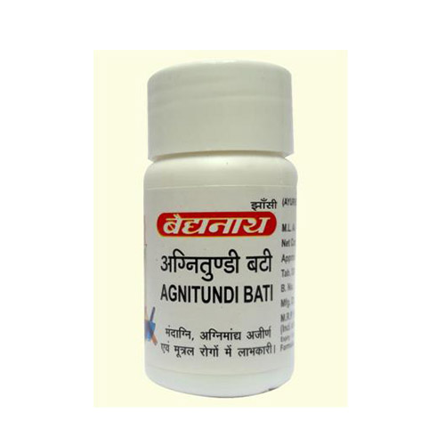 India herbal product Baidyanath Agnitundi Bati 80 TABLET - herbal medicine for digestion