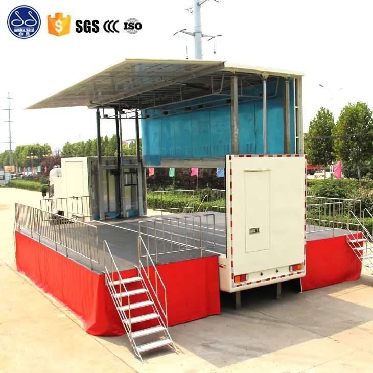 Europe popular good performance mobile stage trailer