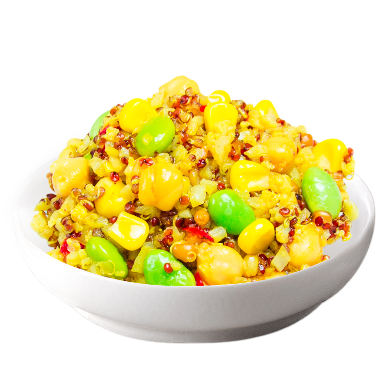 Frozen cauliflower rice high quality cauliflower rice with red quinoa and corn