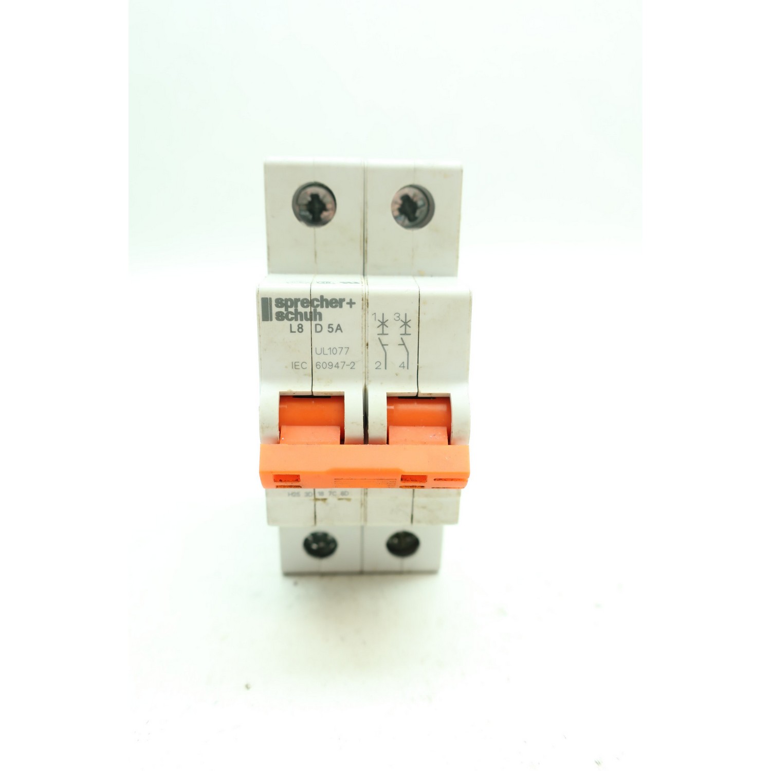 SPRECHER + SCHUH L8-5/2/D Американская классификация проводов 2р 5A AMP 277/480V-AC автоматический выключатель в литом корпусе