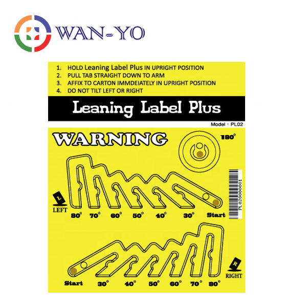 Tip and Tell indicator : Tilt Warning Sensor