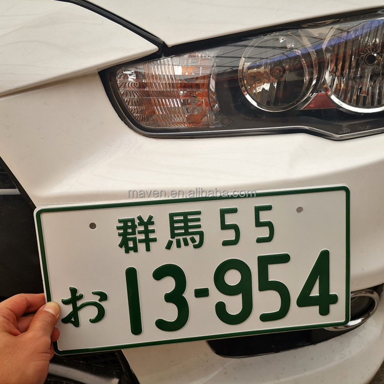 40 моделей 33x16,6 см гоночный автомобиль мотоцикл JDM японский номерной знак Алюминиевая бирка