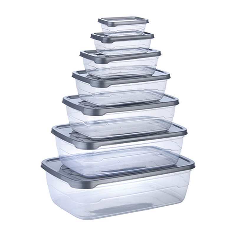 Food Safe Reuse Able Quality Plastic Storage Container 7 pcs set of Food Jars Cereal container