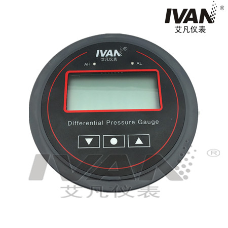 24V питания дифференциальное реле давления с манометром