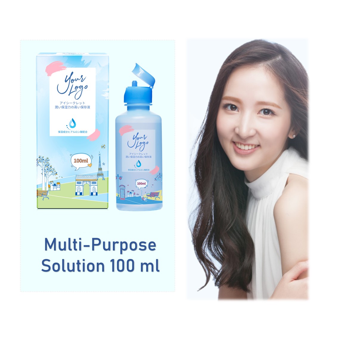 Private Label 100 ml Multi-Purpose Lens Cleaning Solution