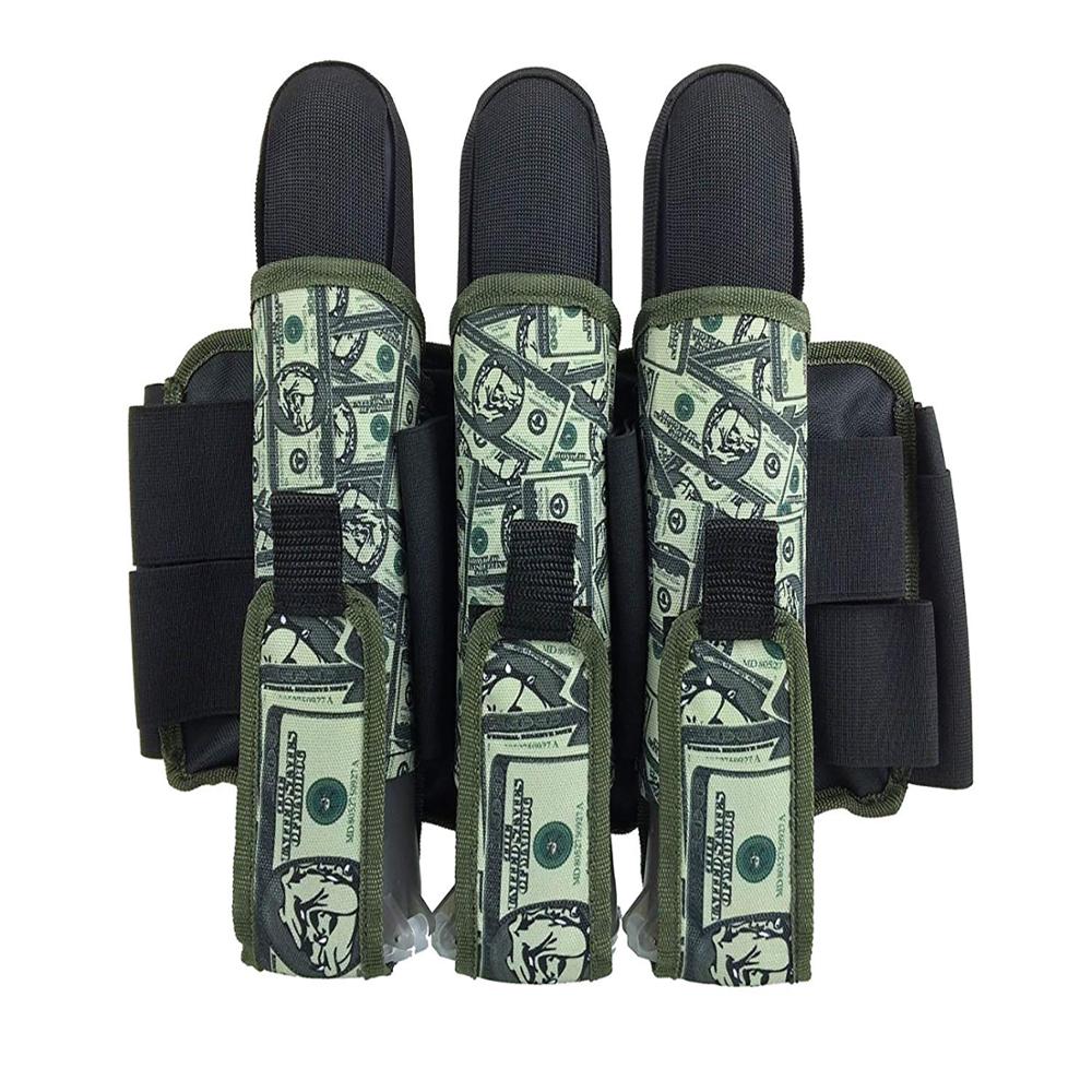 New dollar design sublimated paintball Harness with pods