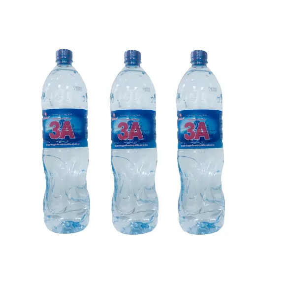 Drinking Water 3A 1500 ml Pure Water In Plastic Bottle Packaging