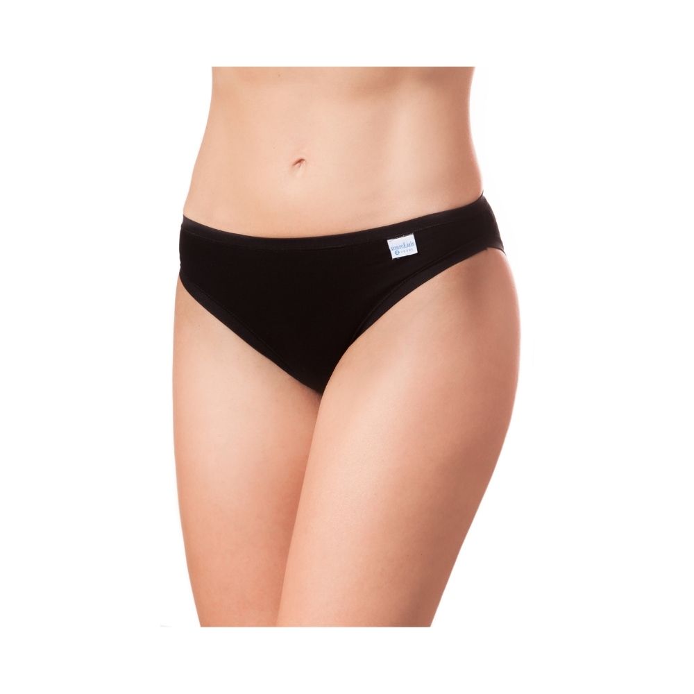 Italian Products Seamless Stretch White Cotton Low Waist Women's Panties Invisible under Clothes