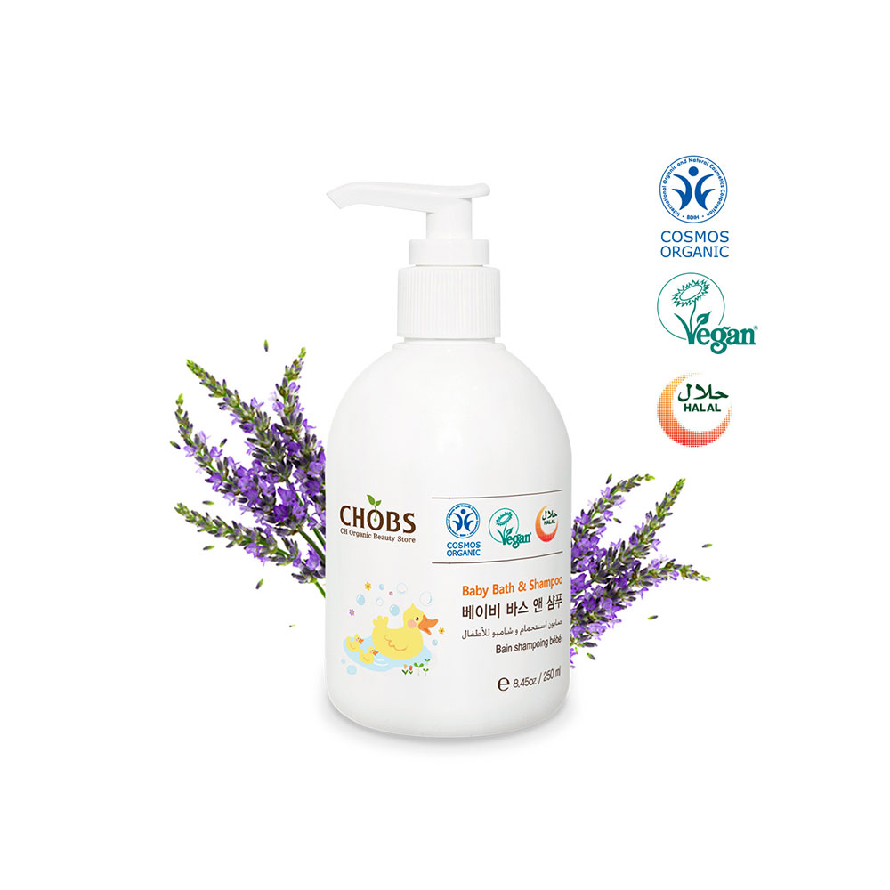 OEM ODM organic skincare Korean Cosmetics Baby Bath&Shampoo (10.1oz/250ml)