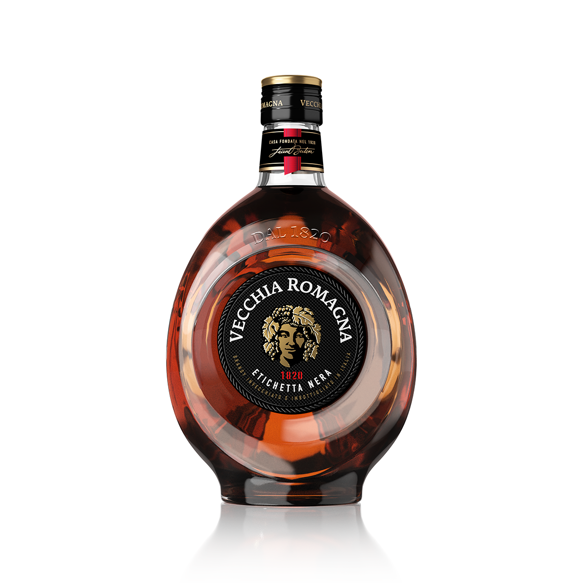 Премиум линия Итальянский бренди Vecchia Romagna Etichetta Nera бутылка 70 cl