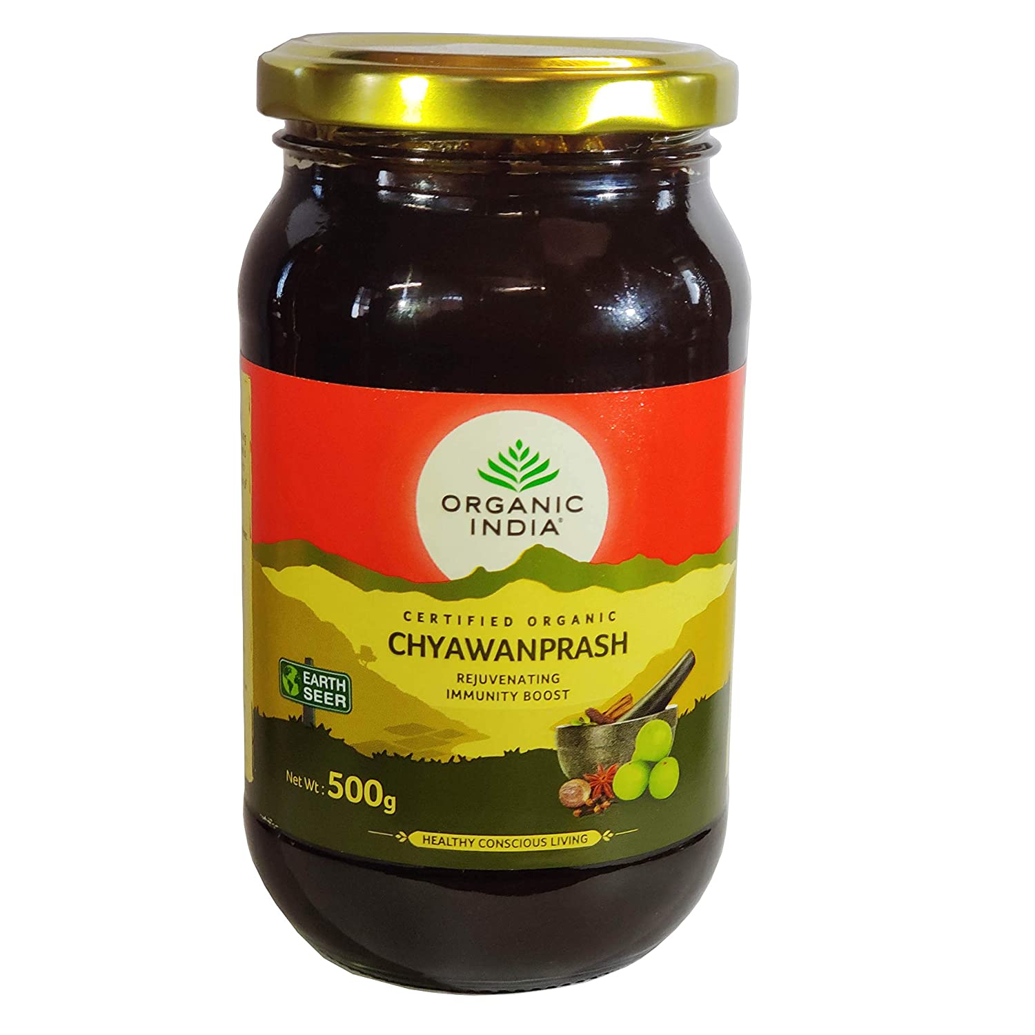 Органический Индия Chyawanprash: омолаживающий иммунитет повышает усилие наращивания и стемина 500 г