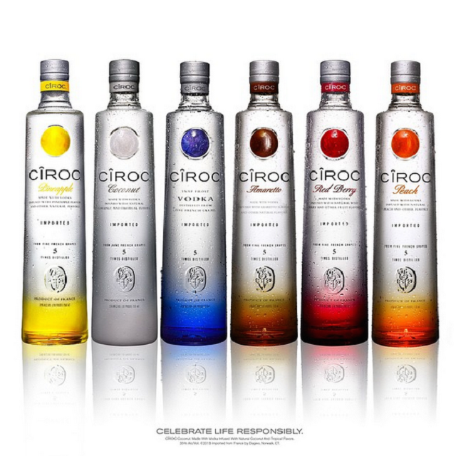 Роскошная ФРАНЦУЗСКАЯ ВОДКА Ciroc 750 мл