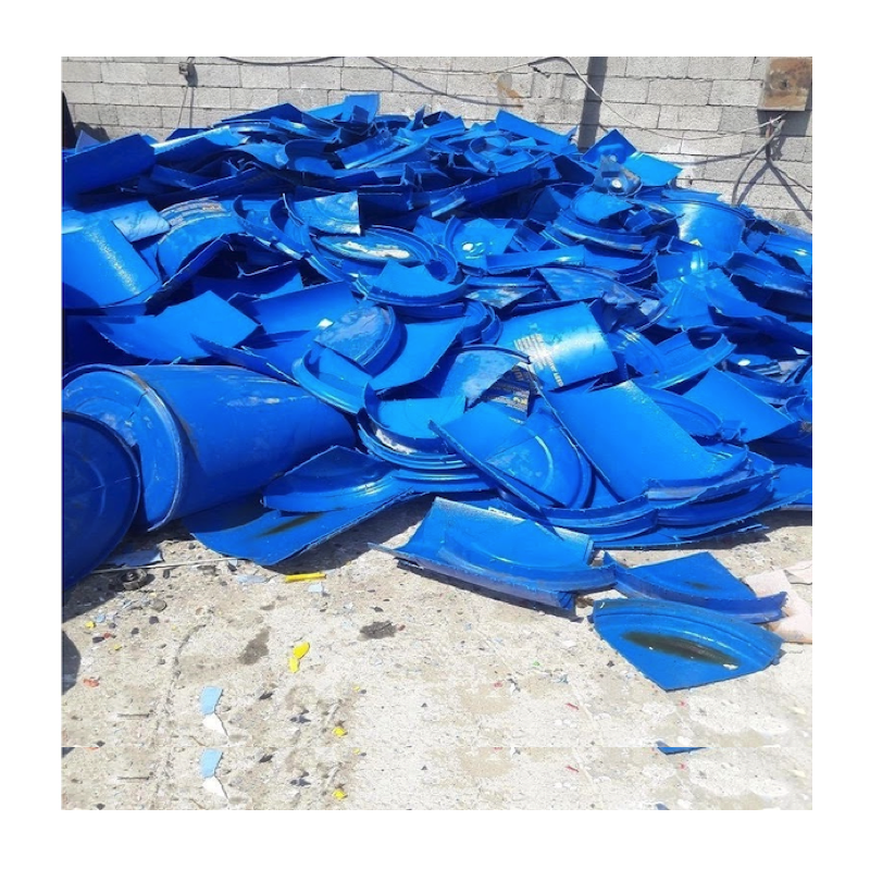 Высококачественный полипропиленовый барабан для переделки/HDPE Синие барабанные хлопья/HDPE барабанный лом