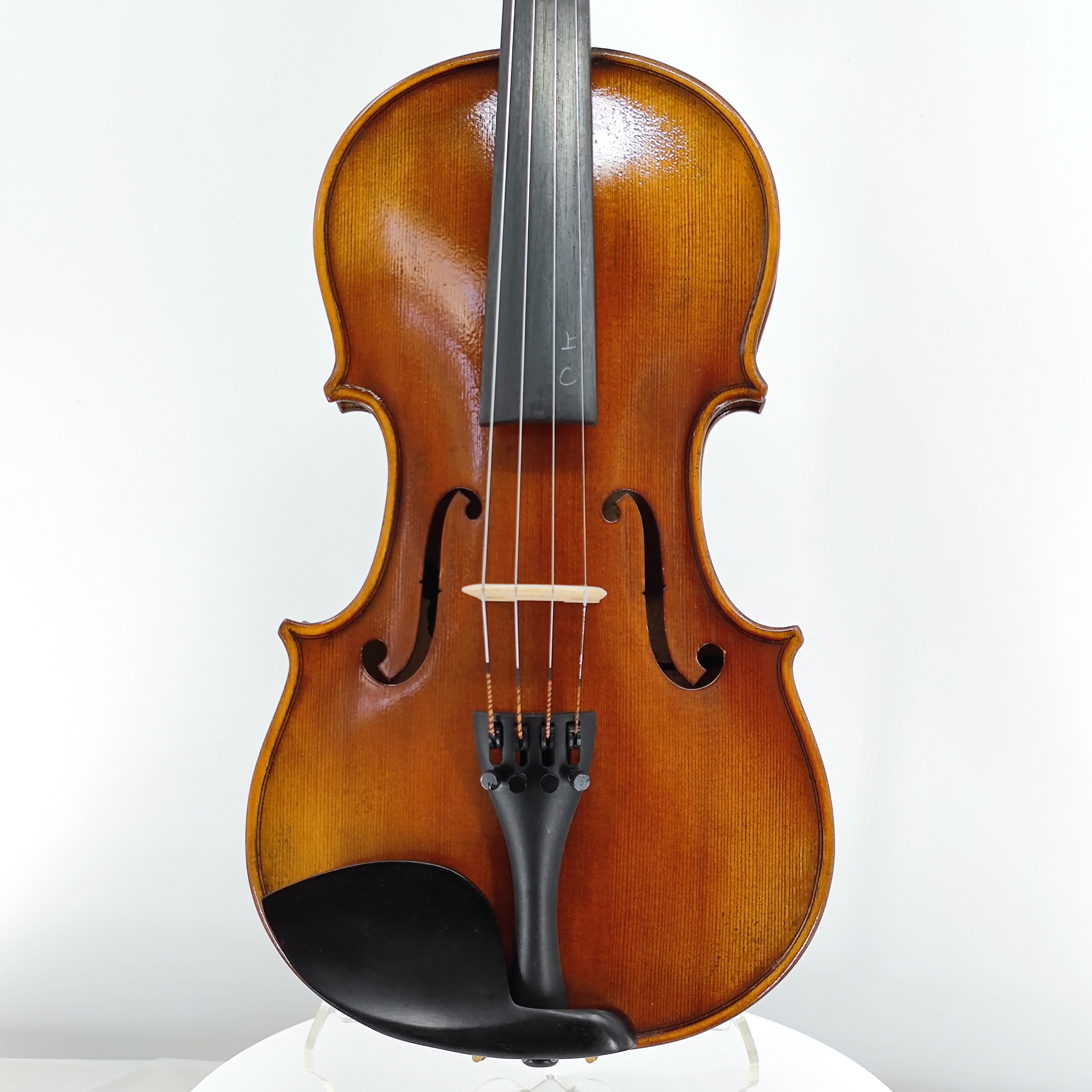 Flame Maple 4/4 Advanced Violin Handmade Oil Varnish Brown Violins With Case And Bow