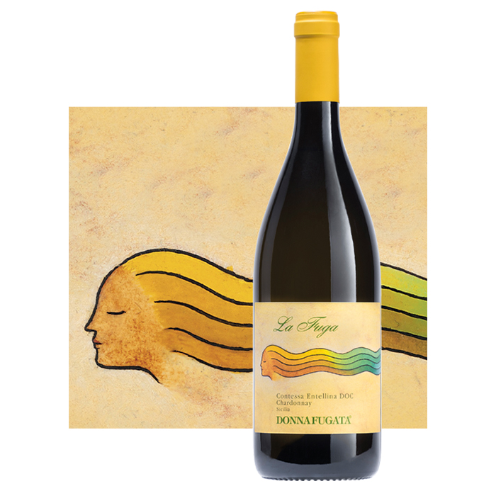 Высшее качество-La Fuga Contessa Entellina Chardonnay Doc 75 cl-итальянское вино