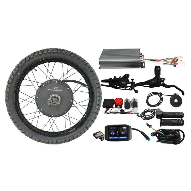 100% Аутентичный 2020 Ebike 48-72V 100A 3000W-5000W мотоцикл обод заднего колеса комплект преобразования